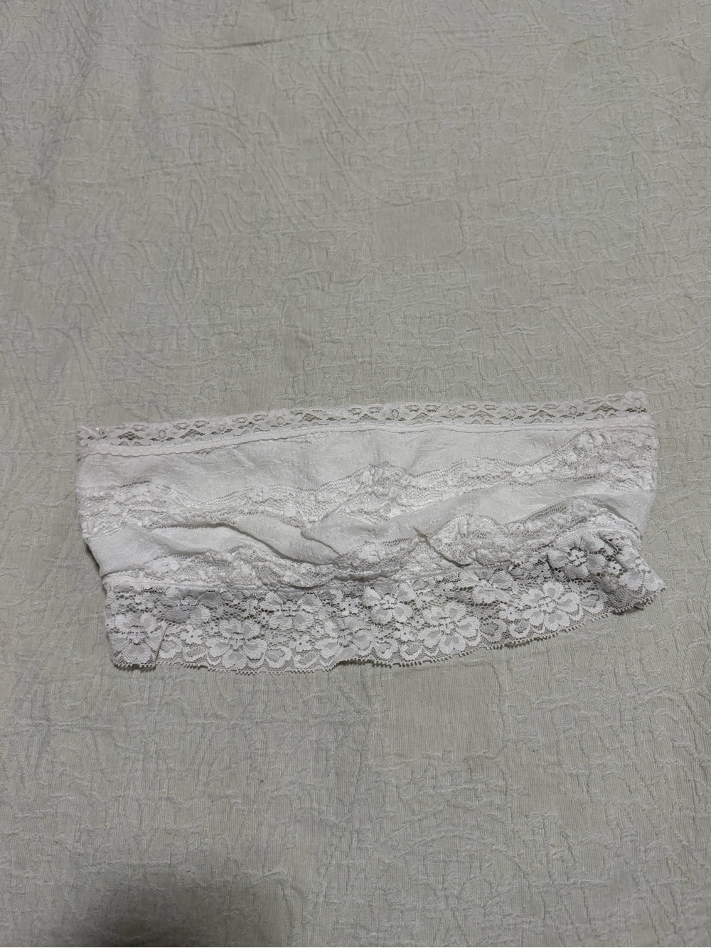 Women's Lace Bandeau - White